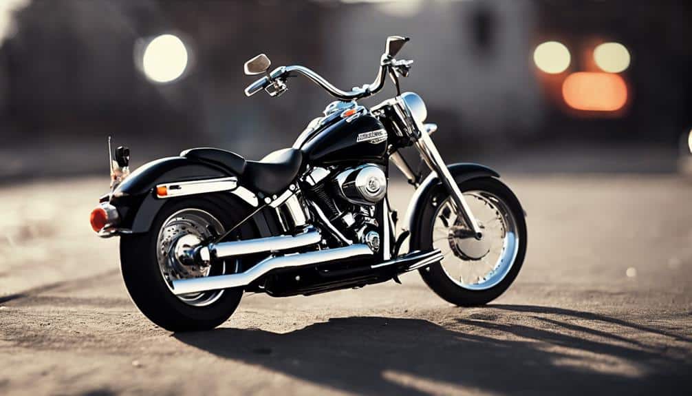 2002 harley softail length