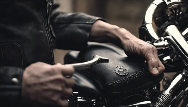 Picture of How To Adjust A Harley Davidson Police Motorcycle Seat | Iron Horse Rebels