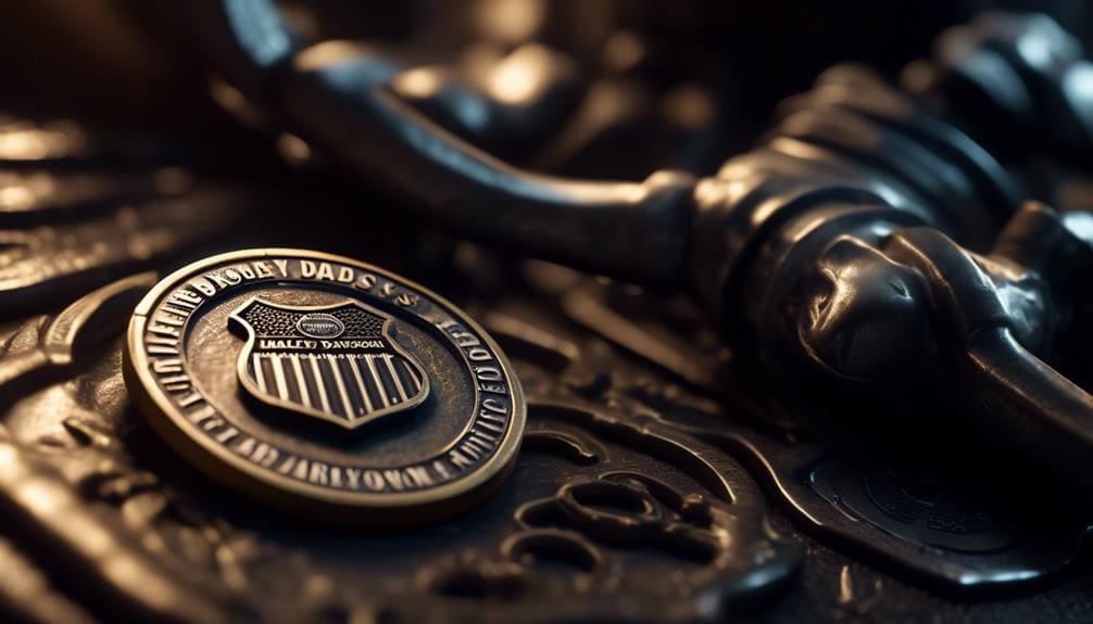 harley davidson collectible challenge coin