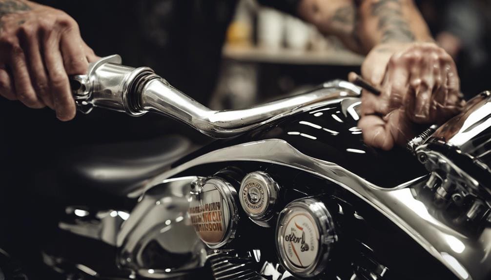 How To Polish Lower Fork Sliders On Harley Davidson Iron Horse Rebels
