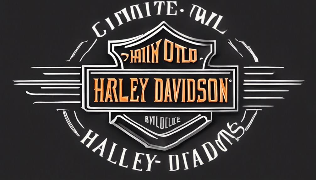 recreating harley davidson logo