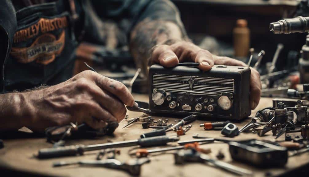 troubleshooting harley davidson radio